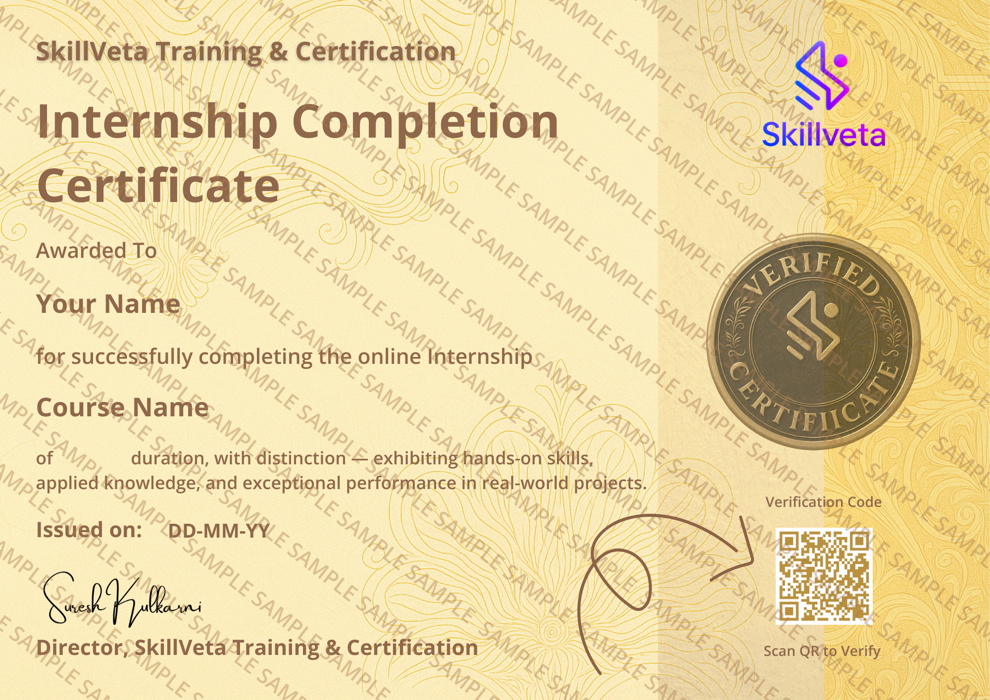 Certificate Preview